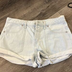 WE THE FREE light blue denim shorts